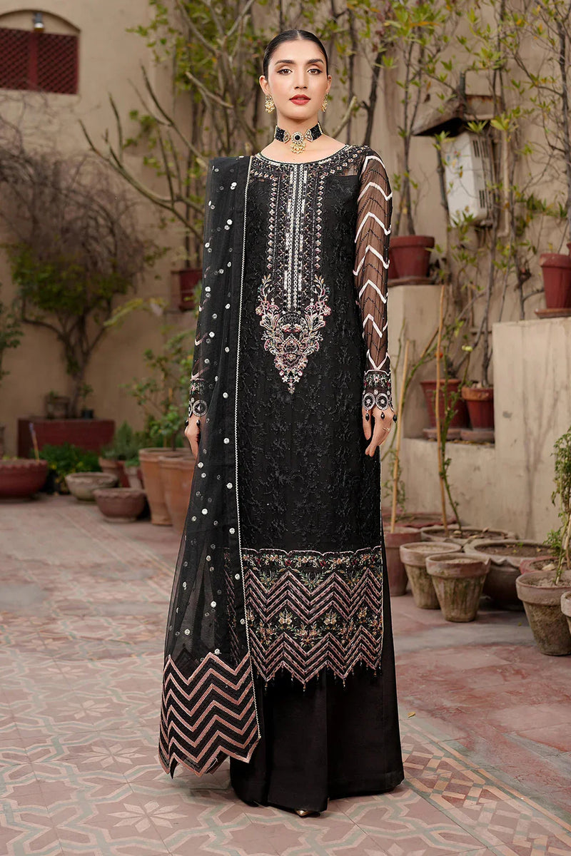 Libas Embroidered Organza Ready Made 52