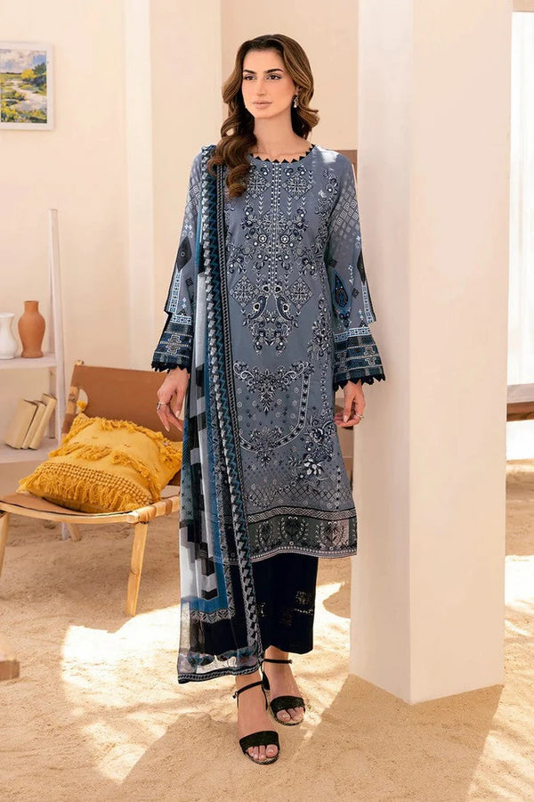 Libas 702 Embroidered Lawn Ready Made