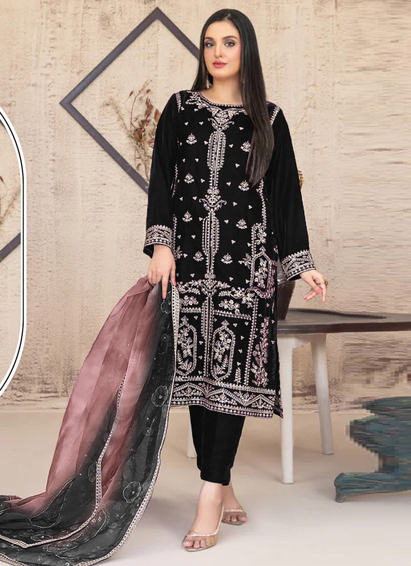 Libas Unstitched Velvet 106