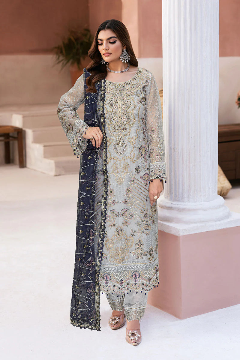 Eid New Arrival Organza Full Lining 4005