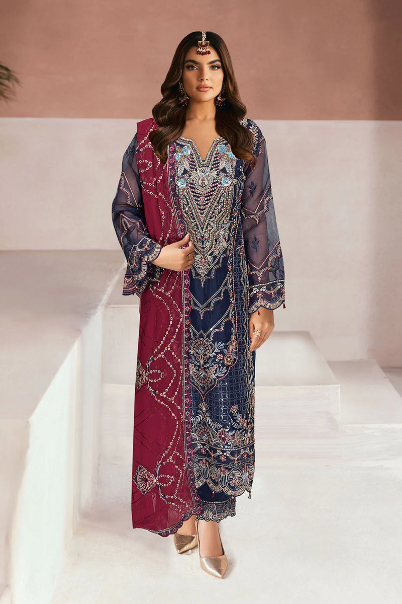 Eid New Arrival Organza Full Lining 4007