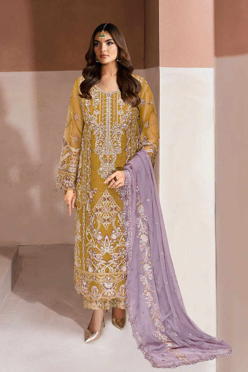 Eid New Arrival Organza Full Lining 4009