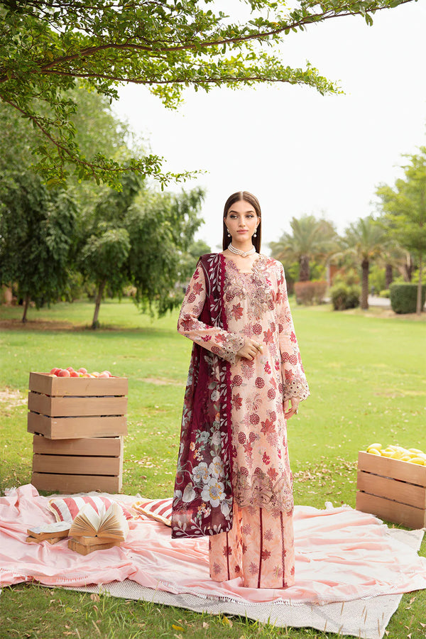 Libas New Arrival Embroidered Lawn 601